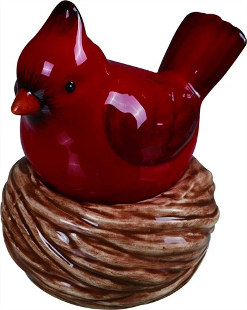 Ceramic Woodland Cardinal Salt & Pepper Set - Shelburne Country Store