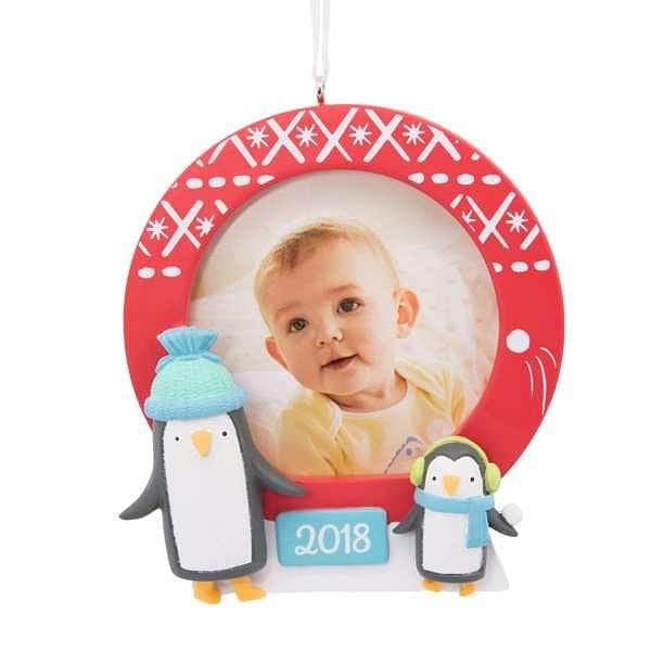 Penguins 2018 Dated Photo Ornament - Shelburne Country Store