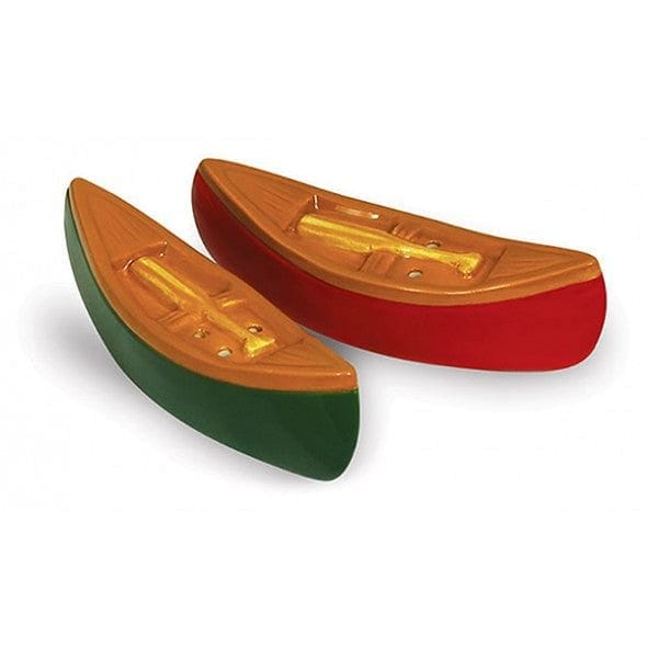 Handpainted Ceramic Canoes Salt & Pepper Shakers - Shelburne Country Store