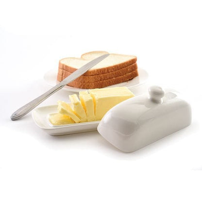 Porcelain Butter Dish with Cover - Shelburne Country Store