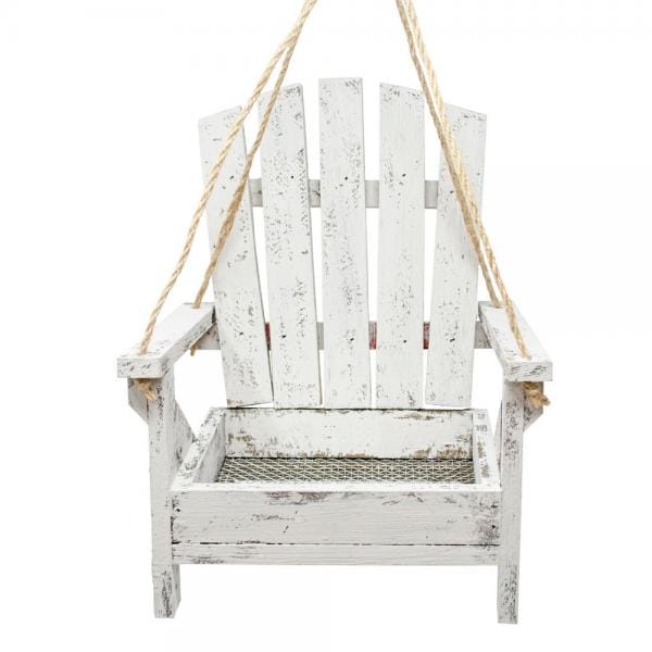 White Adirondack Chair Feeder - Shelburne Country Store