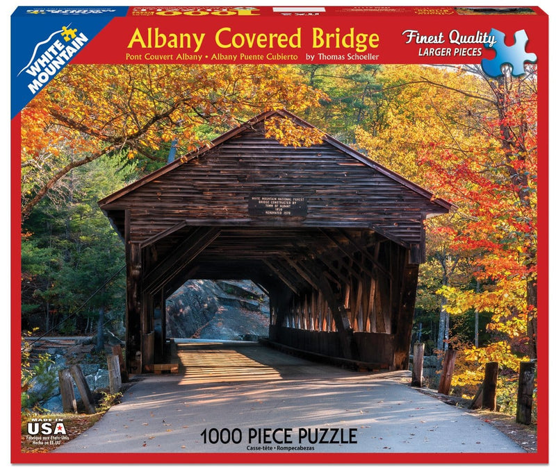 Albany Covered Bridge - 1000 Piece - Shelburne Country Store