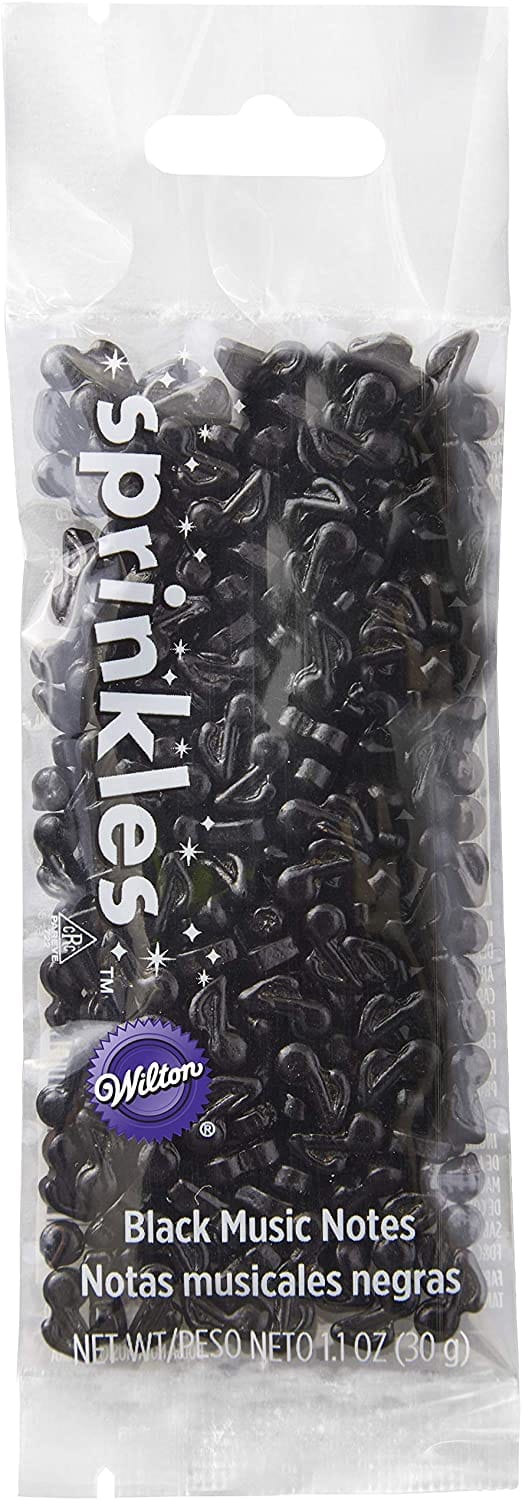 Black Music Note Pouch of Sprinkles - Shelburne Country Store
