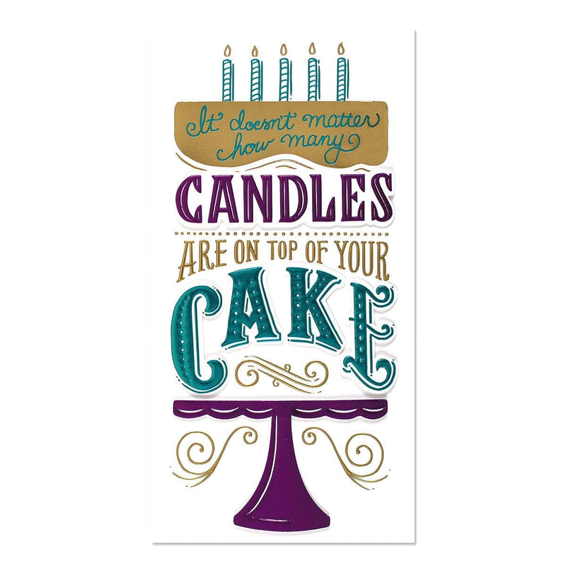 Lettering Cake  Birthday Card - Shelburne Country Store