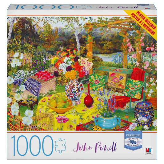John Powell 1000-Piece Jigsaw Puzzle - Lakeside Retreat - Shelburne Country Store