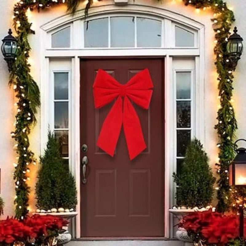 Holiday Living 24-in W x 33-in H Red Bow - Shelburne Country Store