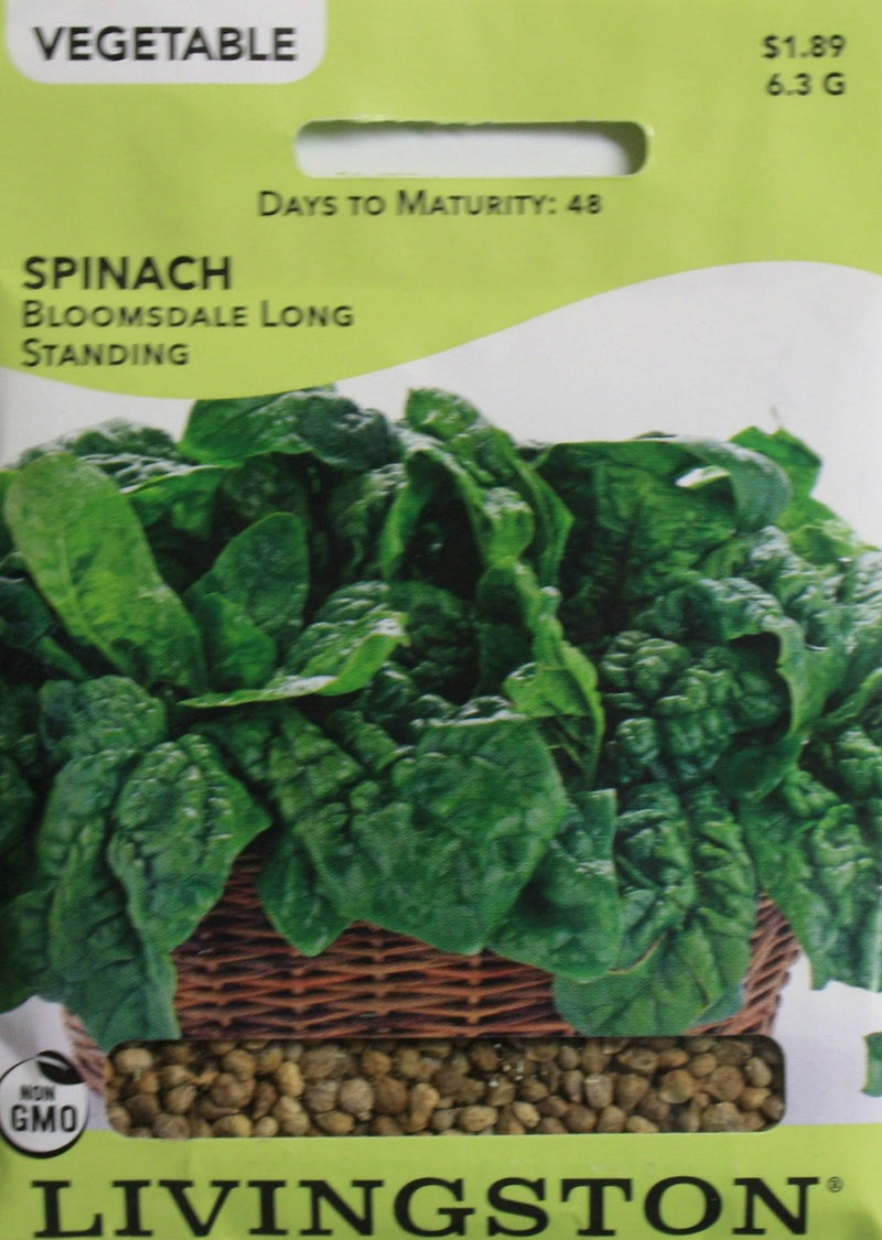Seed Packet - Spinach - Bloomsdale Long Standing - Shelburne Country Store
