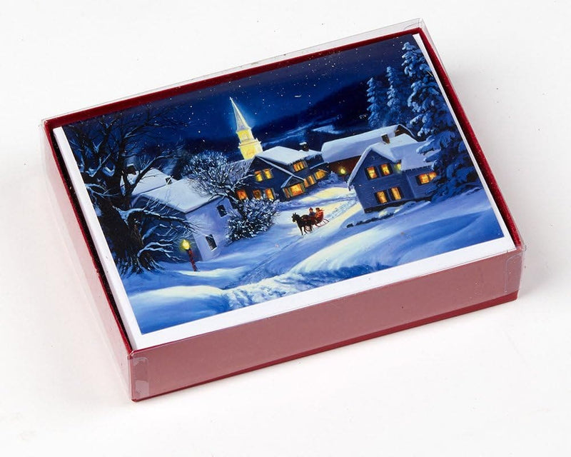 Christmas Steeple Christmas Card - Set of 15 - Shelburne Country Store
