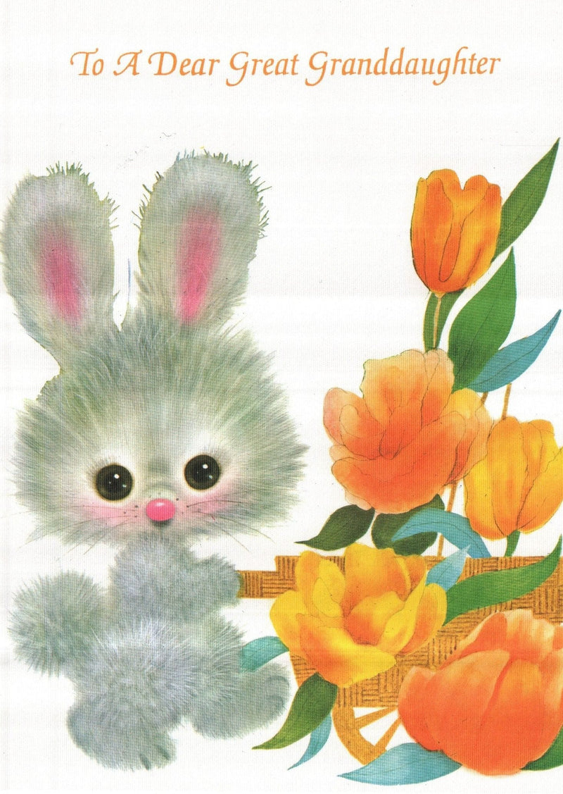 Great Granddaughter Easter wishes card - Shelburne Country Store