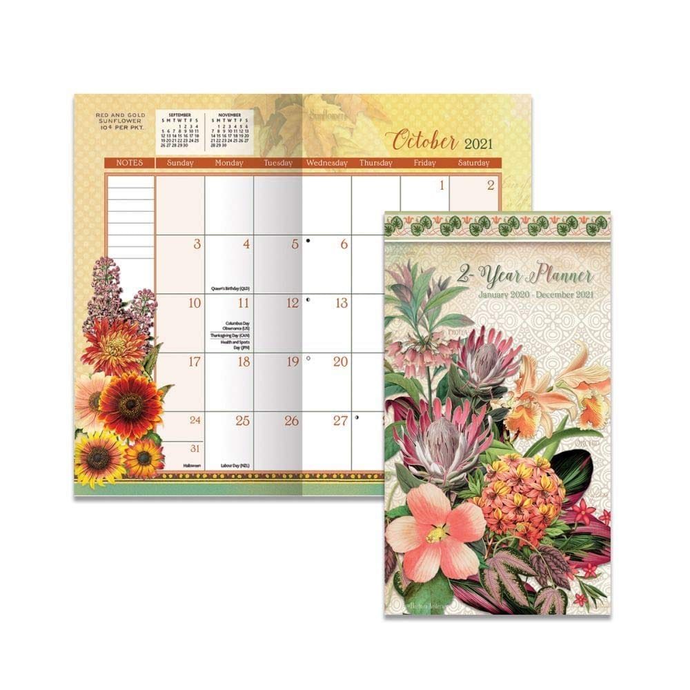 2020 Botanical Gardens Two Year Planner - Shelburne Country Store