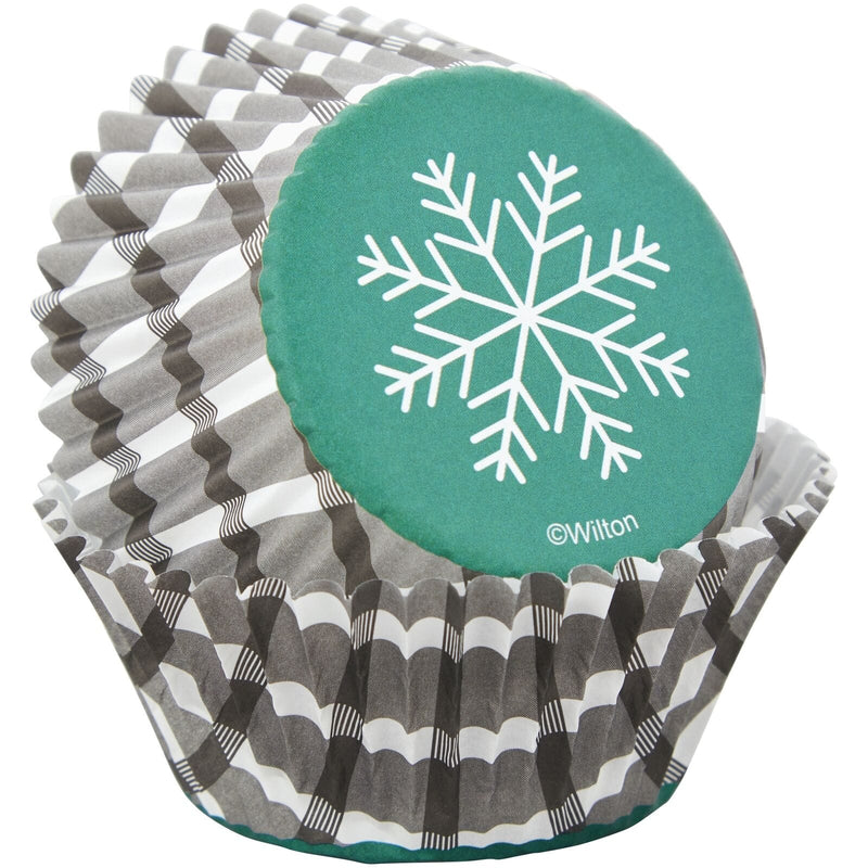 Wilton Standard Baking Cups - 75 Count -Snowflake - Shelburne Country Store