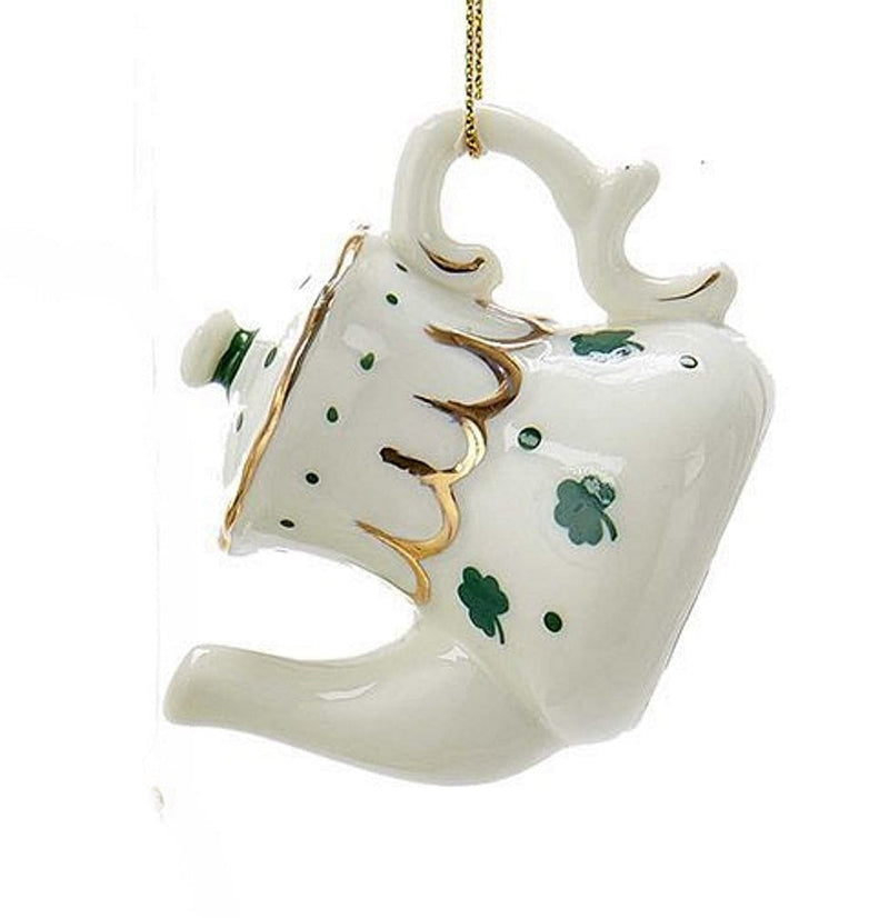 Porcelain Irish Tea Ornament -  Teacup Vine - Shelburne Country Store
