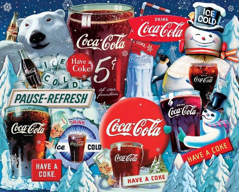 Coca-Cola Ice Cold Holiday - 1000 Piece Puzzle - Shelburne Country Store