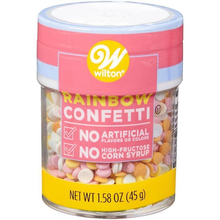 Naturally Flavored Rainbow Confetti Sprinkles - 1.58 oz. - Shelburne Country Store