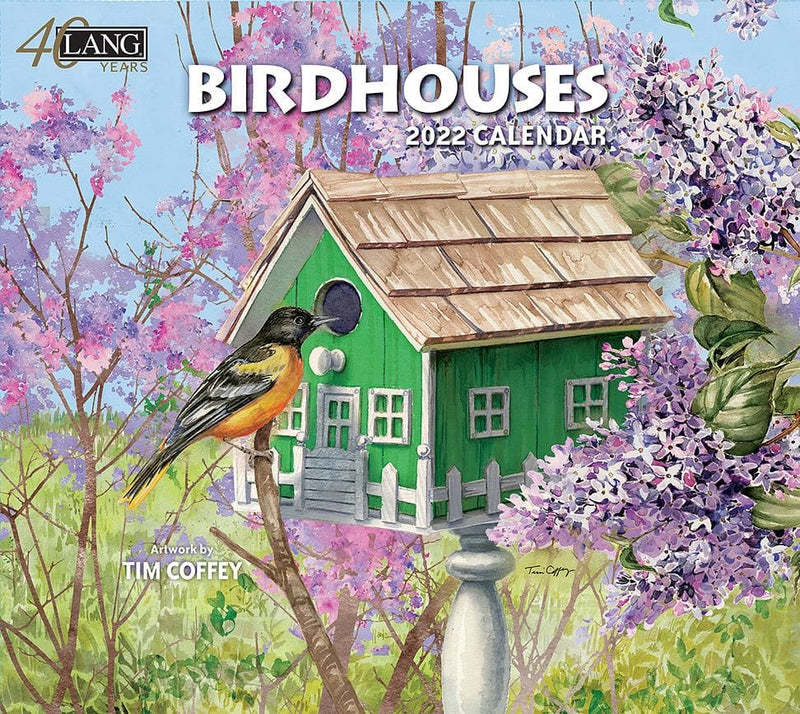 2022 Birdhouses   Wall Calendar - Shelburne Country Store