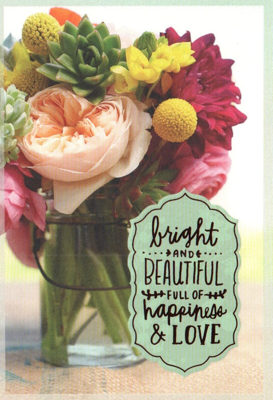 Bright And Beautiful Birthday Card - Shelburne Country Store