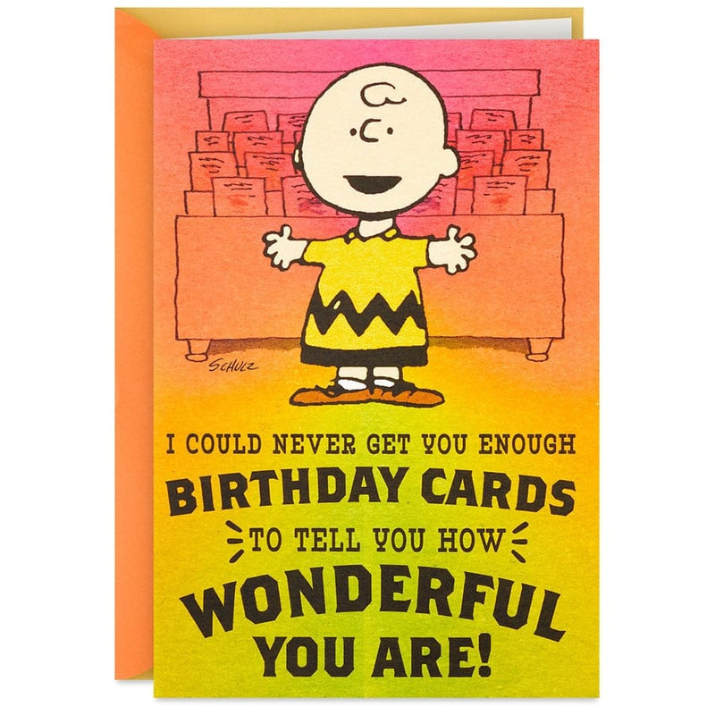 Charlie Brown Birthday Card - Shelburne Country Store