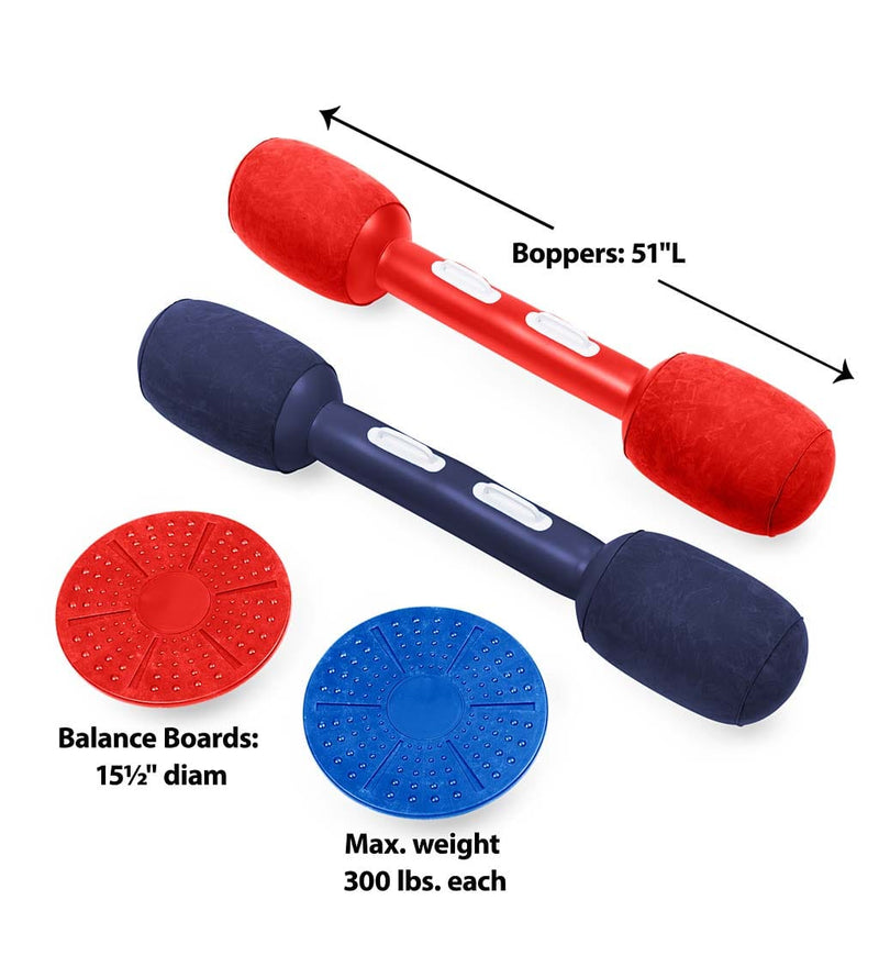 Balance Jousting Set with Inflatable Boppers - Shelburne Country Store