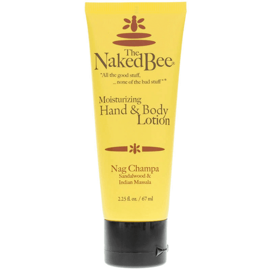 Naked Bee Lotion Tube - Nag Champa 2.25oz - Shelburne Country Store