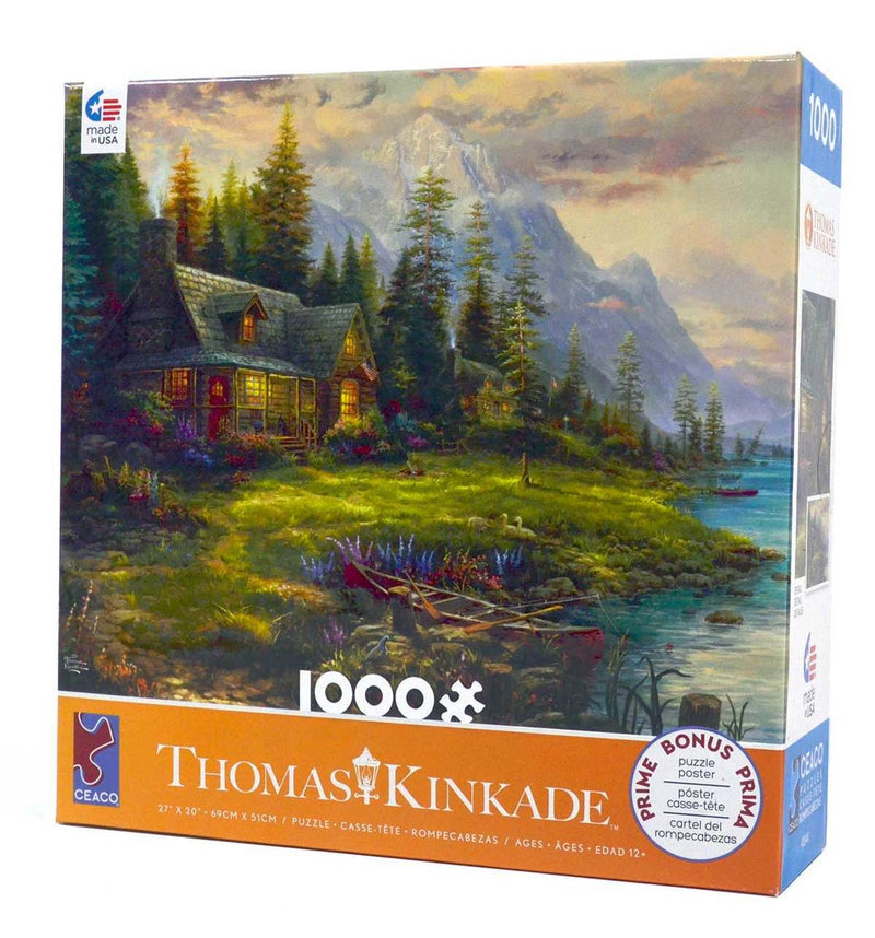 Fathers Perfect Day 1000 Piece Puzzle with Artwork by Thomas Kinkade - Shelburne Country Store