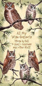 Address Book - Owls - Shelburne Country Store