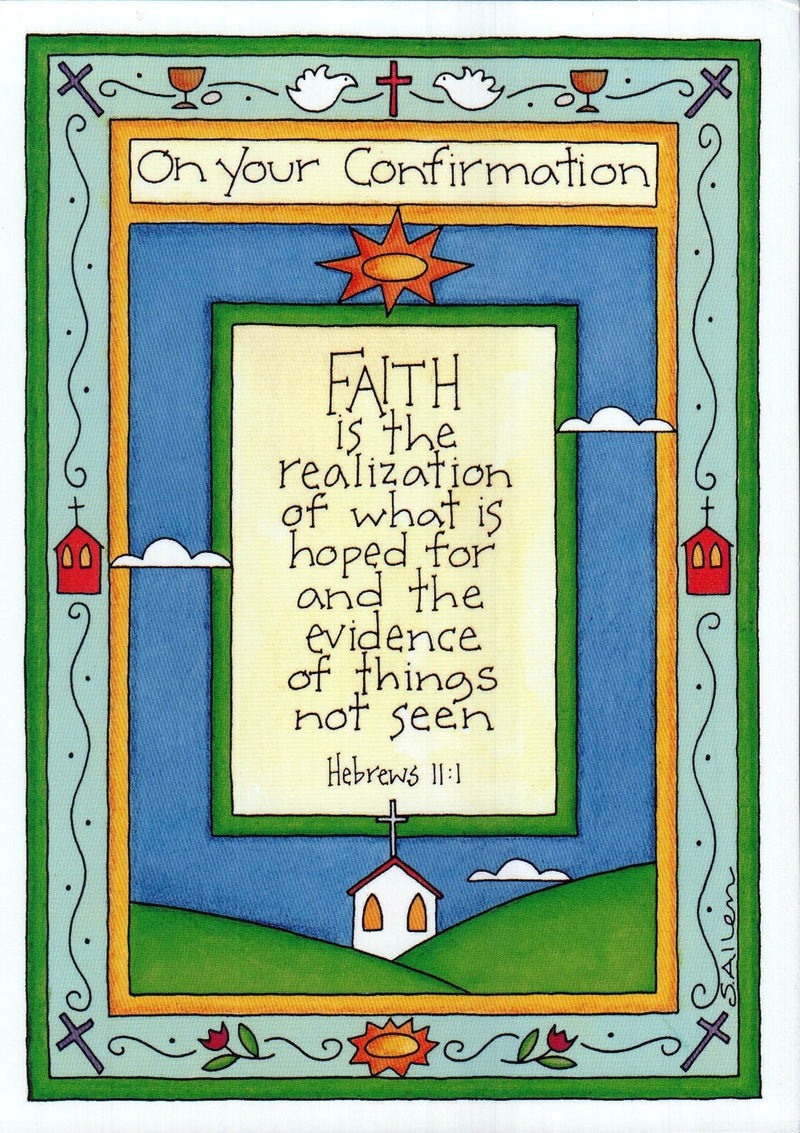 Hebrews Confirmation Card - Shelburne Country Store