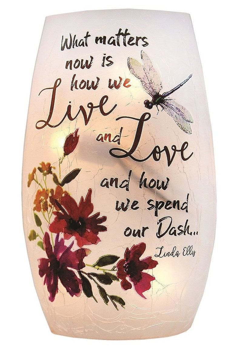 Live Your DASH Prelit Vase -  Dragonfly - Shelburne Country Store
