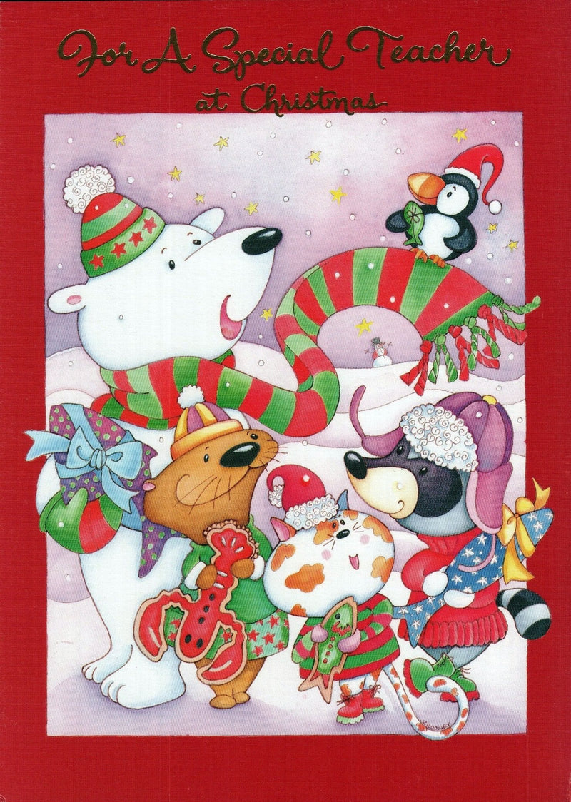 Special Teacher Christmas Card - Shelburne Country Store