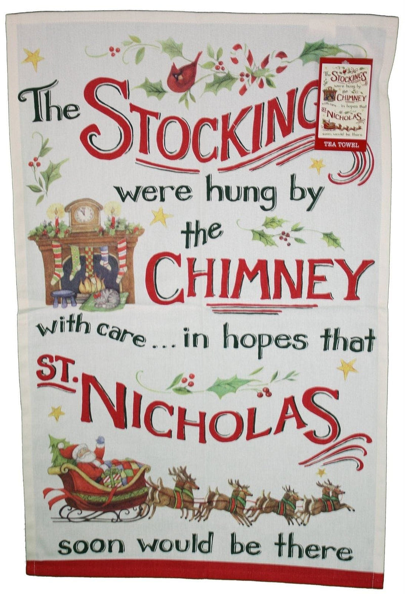 Night Before Tea Towel - - Shelburne Country Store