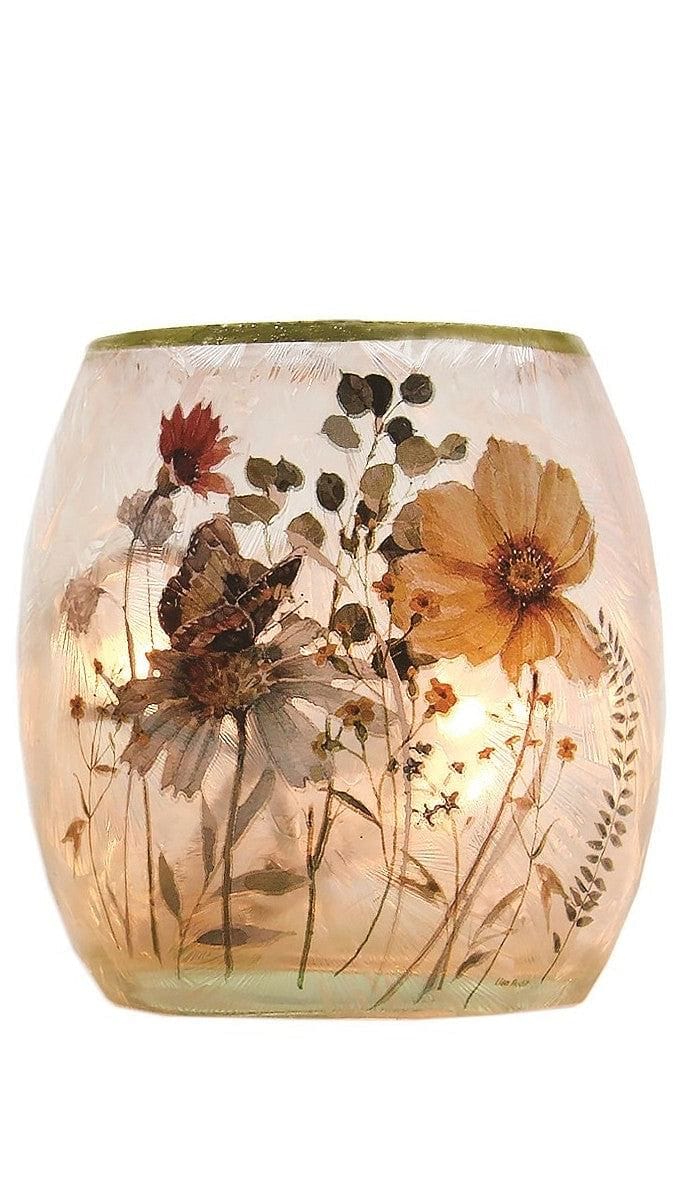3 Inch Lighted Glass Vase - Country Weekend - - Shelburne Country Store