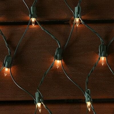 GE ConstantON 6-ft x 4-ft Constant White Incandescent Mini Plug-In Christmas Net Lights - Shelburne Country Store
