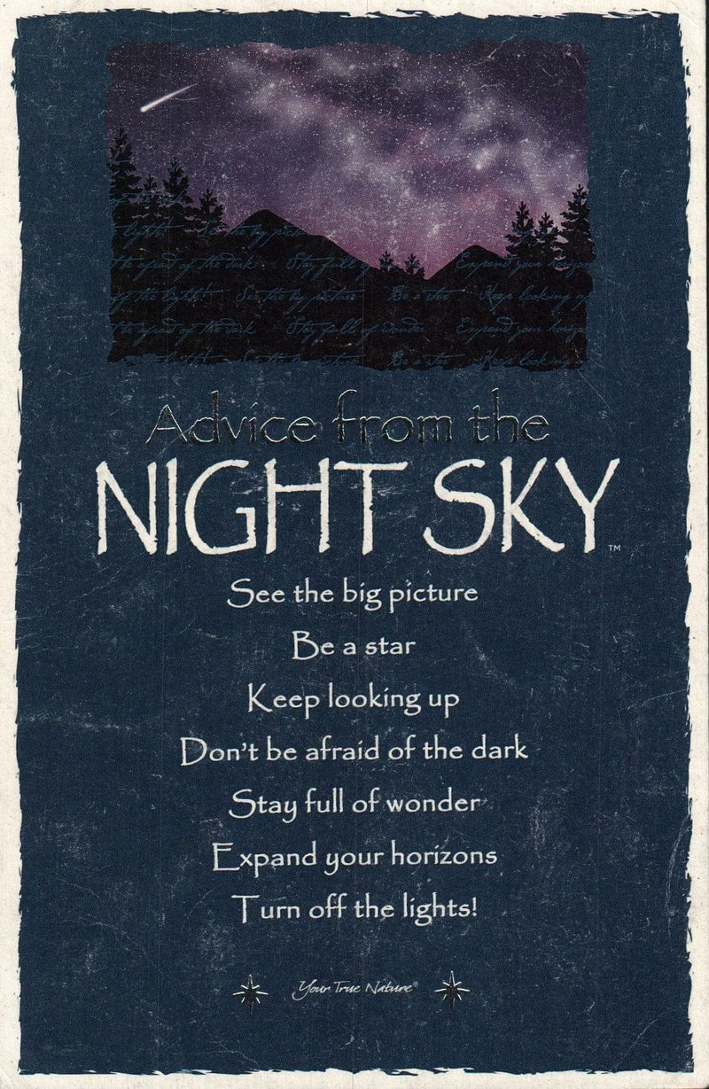 Oversize Postcard - Advice from the Night Sky - Shelburne Country Store