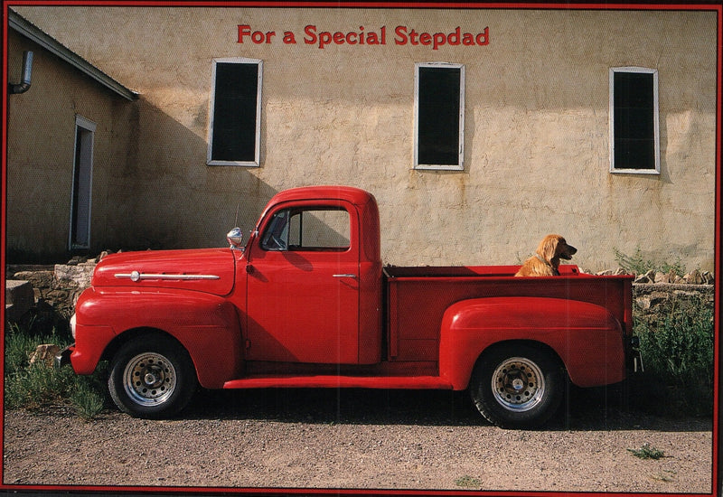Red Truck Stepdad Fathers Day Card - Shelburne Country Store