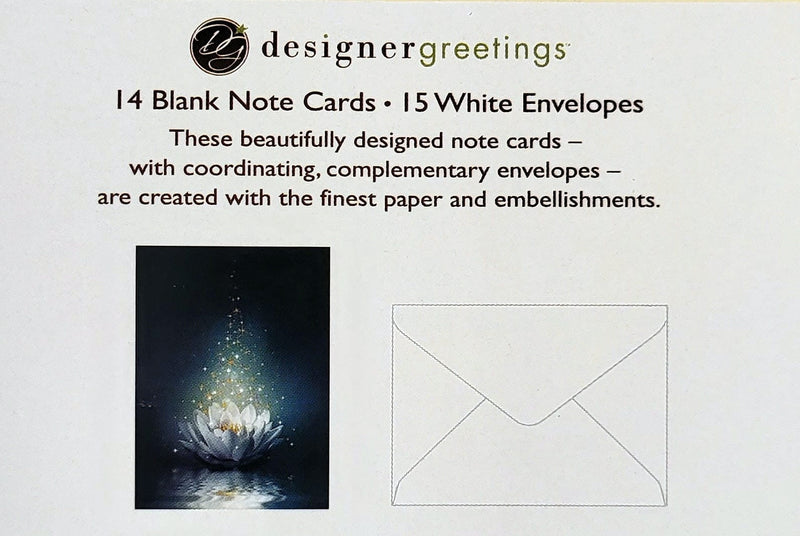 Boxed Notecards - Blank - Lotus Flower - Shelburne Country Store