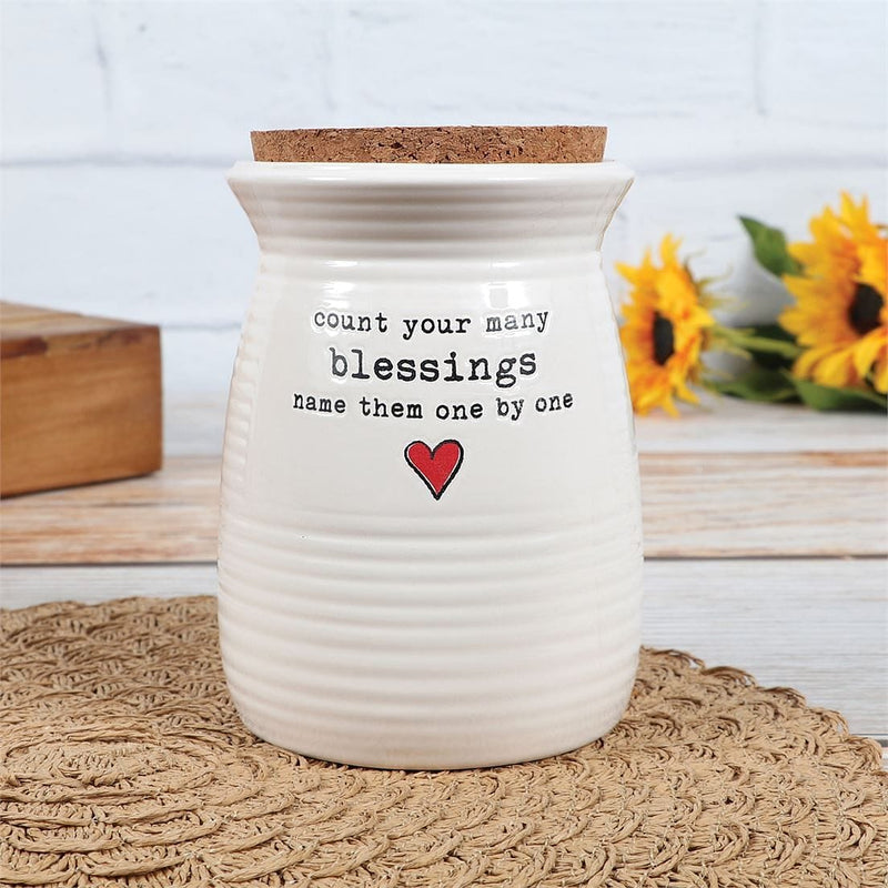 Gratitude Jar with Cork Lid - Shelburne Country Store
