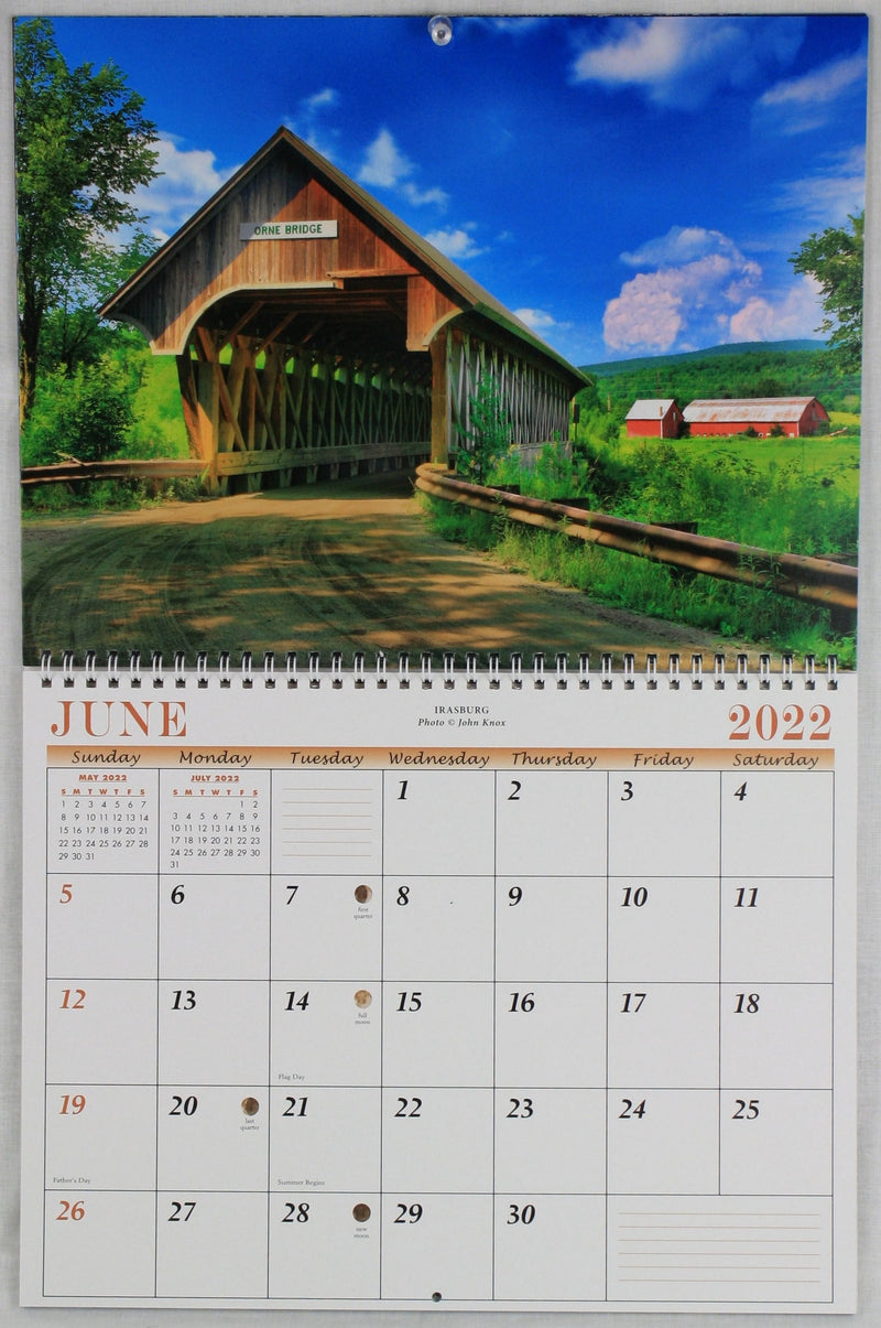 2022  Scenic Vermont Calendar - Shelburne Country Store