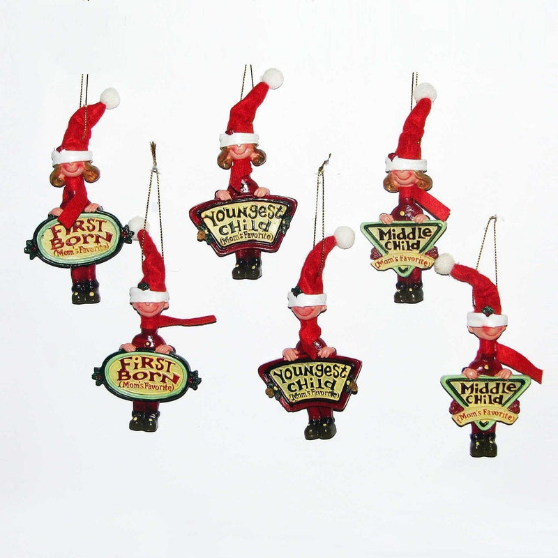 3.5 Inch Mom's Favorite Ornament - Middle Boy - Shelburne Country Store