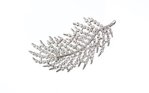 3 Inch Feather Pin - Zinc - Silver - Shelburne Country Store