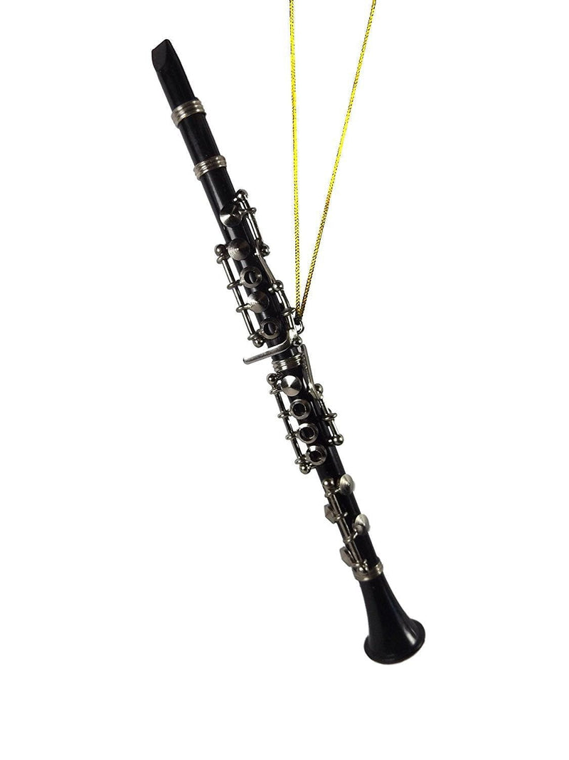 Black Clarinet Ornament - 6.5" - Shelburne Country Store
