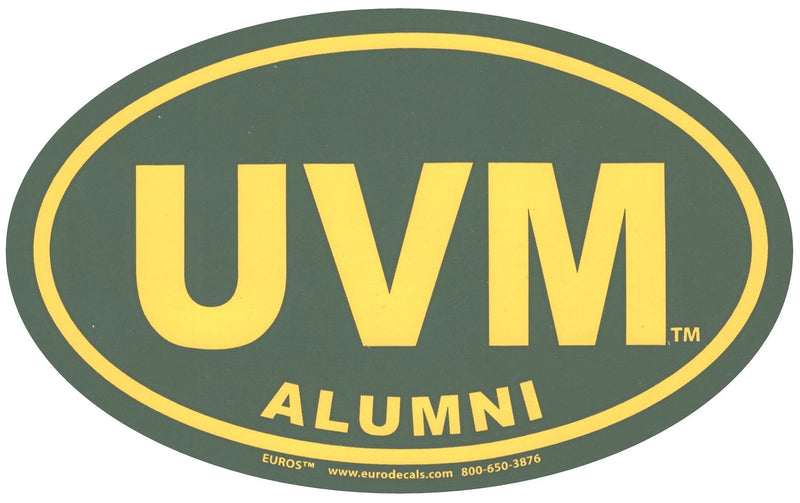 UVM Alumni Euro Sticker - Shelburne Country Store