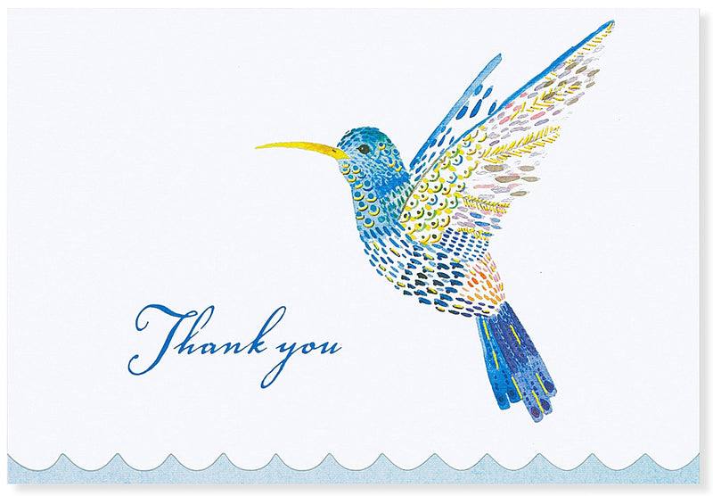 Watercolor Hummingbird  Thank You Notes - Shelburne Country Store