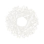 27 Inch Natural Twig Wreath - White - Shelburne Country Store