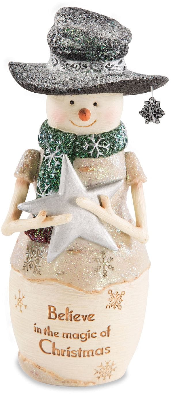 Birch Hearts Believe Snowman Figurine - Shelburne Country Store