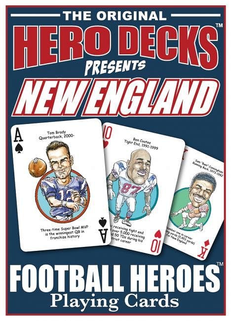 Hero Deck New England Football Heros Playing Cards - Shelburne Country Store
