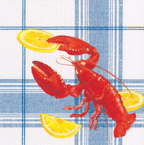 Lobster Bake Paper Luncheon Napkins - 20 Per Package - Shelburne Country Store