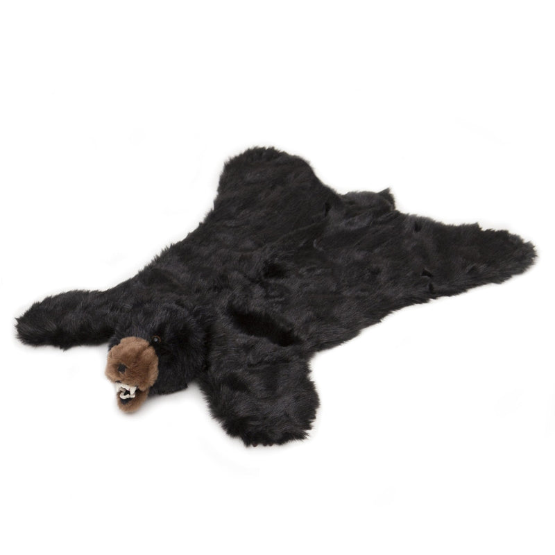 Black Bear Plush Rug - Shelburne Country Store