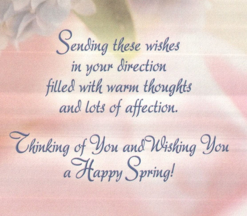 Warm thoughts and lots of affection Easter Card - Shelburne Country Store