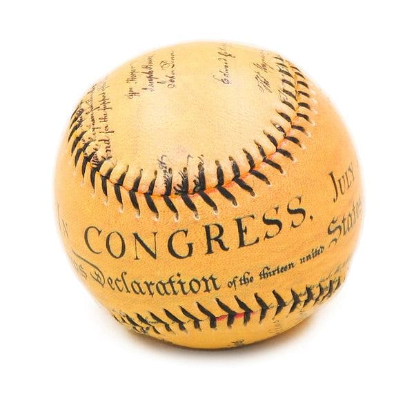Declaration of Independence / Constitution Baseball - Shelburne Country Store