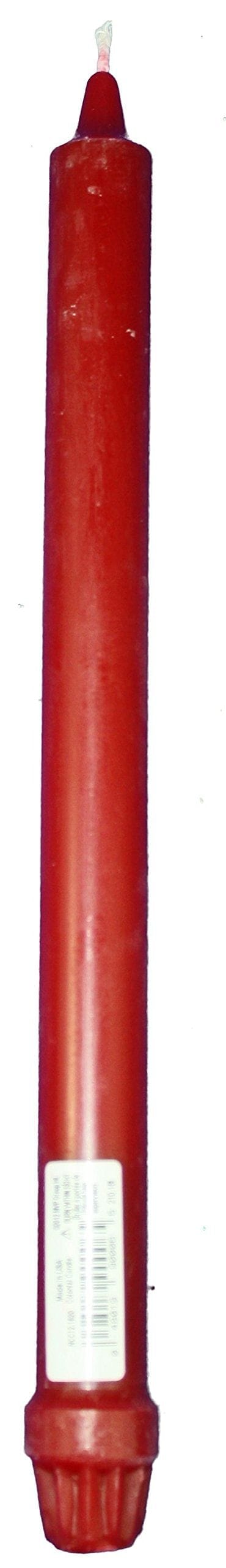 Colonial Candle Single Taper Candle (Traditional Cranberry) - - Shelburne Country Store