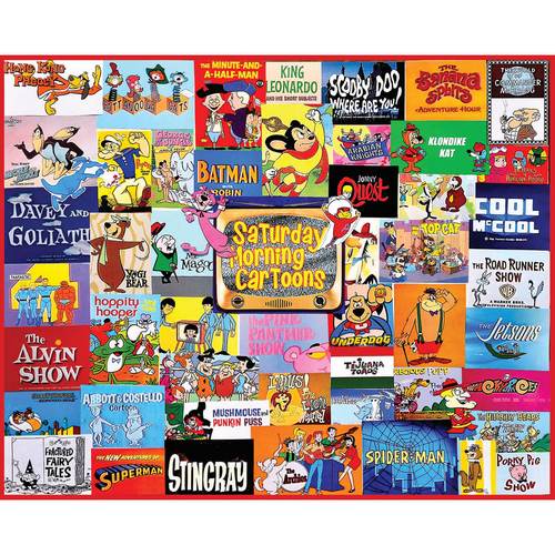 Saturday Morning Cartoons Puzzle - 1000 Piece - Shelburne Country Store
